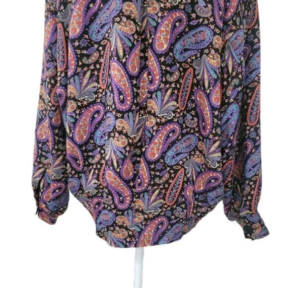 Howard Wolf Vintage Paisley Print Jacket, Women's Size XL Boho Retro Chic Art‎ - Picture 10 of 14